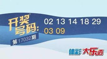 大樂透17032期開獎,幸運號碼揭曉，大獎花落誰家？
